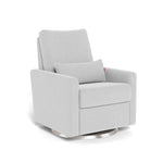 Ash / Brushed Steel Swivel - Monte Design Matera Glider Recliner - Performance