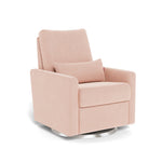 Petal Pink / Brushed Steel - Monte Design Matera Glider Recliner - Performance
