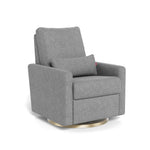 Pepper Grey Weave / Gold Swivel - Monte Design Matera Glider Recliner - Performance