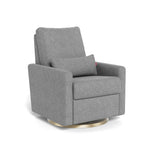 Pepper Grey Weave / Gold Swivel - Monte Design Matera Glider Recliner - Performance