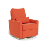 Orange Microfibre / Gold Swivel- Monte Design Matera Glider Recliner - Performance