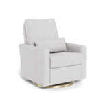Dove Grey Boucle / Gold Swivel - Monte Design Matera Glider Recliner - Performance