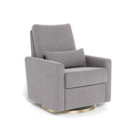 Pebble Grey / Gold Swivel - Monte Design Matera Glider Recliner - Performance