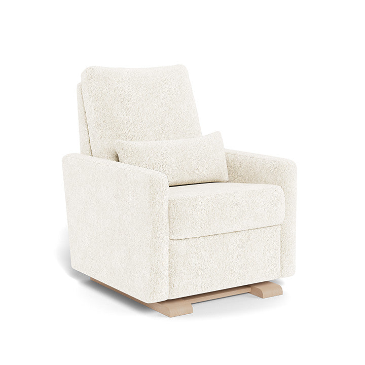 Faux Sheepskin / Maple - Monte Design Matera Glider Recliner - Premium