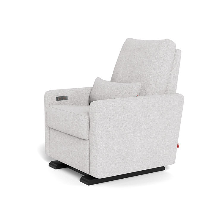Dove Grey Boucle / Espresso - Monte Design Matera Glider Recliner - Performance