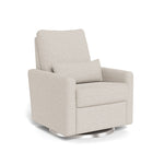 Greige Weave / BRUSHED SILVER SWIVEL - Monte Design Matera Glider Recliner - Performance