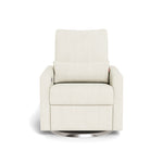 Monte Design Motorized Matera Glider Recliner - Ivory Boucle/Brushed Silver Swivel Base (Quick Ship Edition)