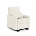 Ivory Boucle / Espresso - Monte Design Matera Glider Recliner - Performance