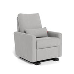 Cloud Grey Weave / Espresso - Monte Design Matera Glider Recliner - Performance