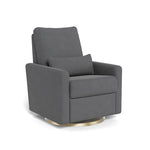 Graphite Felt / Matte Gold Swivel Monte Design Motorized Matera Glider Recliner - Performance
