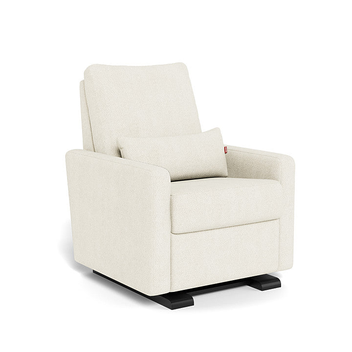Ivory Boucle / Espresso - Monte Design Matera Glider Recliner - Performance