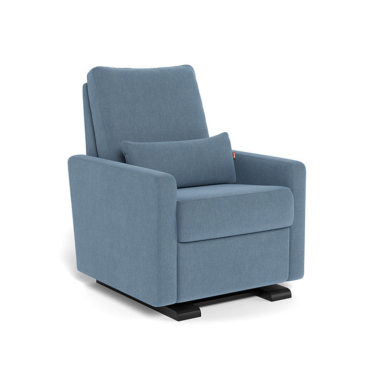 Denim Blue / Espresso - Monte Design Matera Glider Recliner - Performance