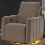 Maxi-Cosi Dorian Swivel Glider & Power Recliner - Crew Fog Lifestyle 3