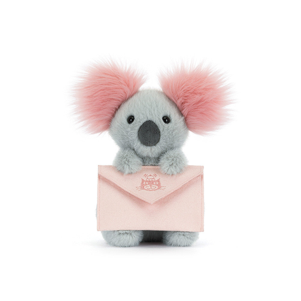 Jellycat Koala with Message - Front View