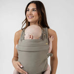 Mabē Monarch Carrier - Stone Sage Lifestyle Baby Front Facing In Carry Mode 2