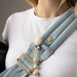 Mabē Monarch Toddler Sling - Dream Wash Denim Carrier Lifestyle 2
