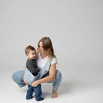 Mabē Monarch Toddler Sling - Dream Wash Denim Carrier Lifestyle 5