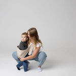 Mabē Monarch Toddler Sling - Houndstooth Carrier Lifestyle 4