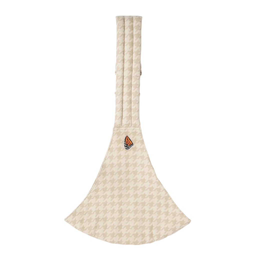 Mabē Monarch Toddler Sling - Houndstooth Carrier Monarch Logo View