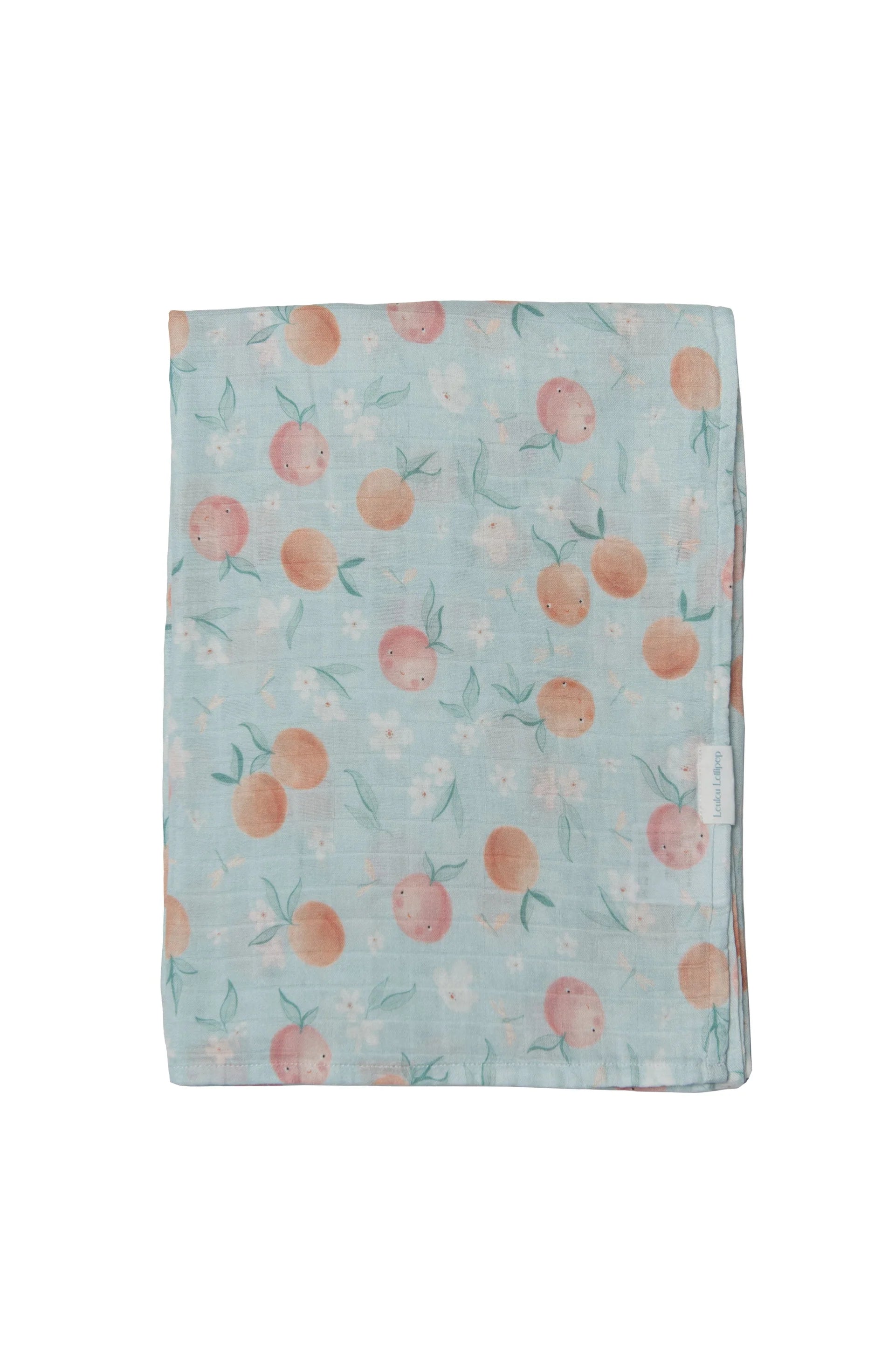 Loulou Lollipop Luxe Muslin Swaddle - Peaches