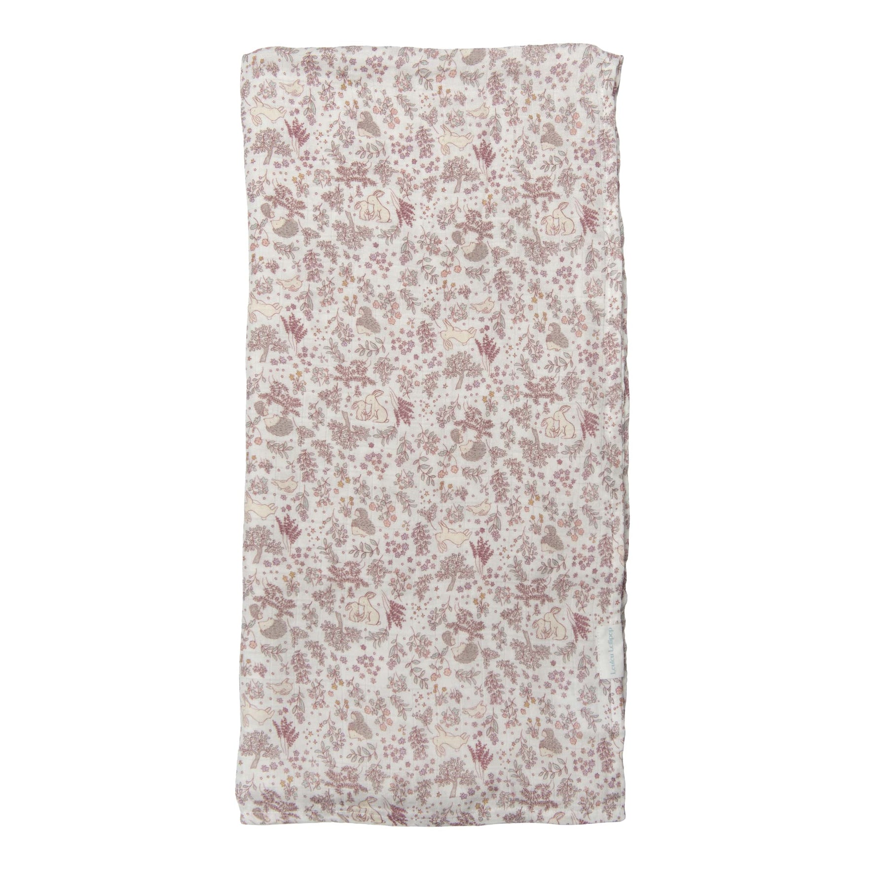 Loulou Lollipop Luxe Muslin Swaddle - Hedgehog Forest