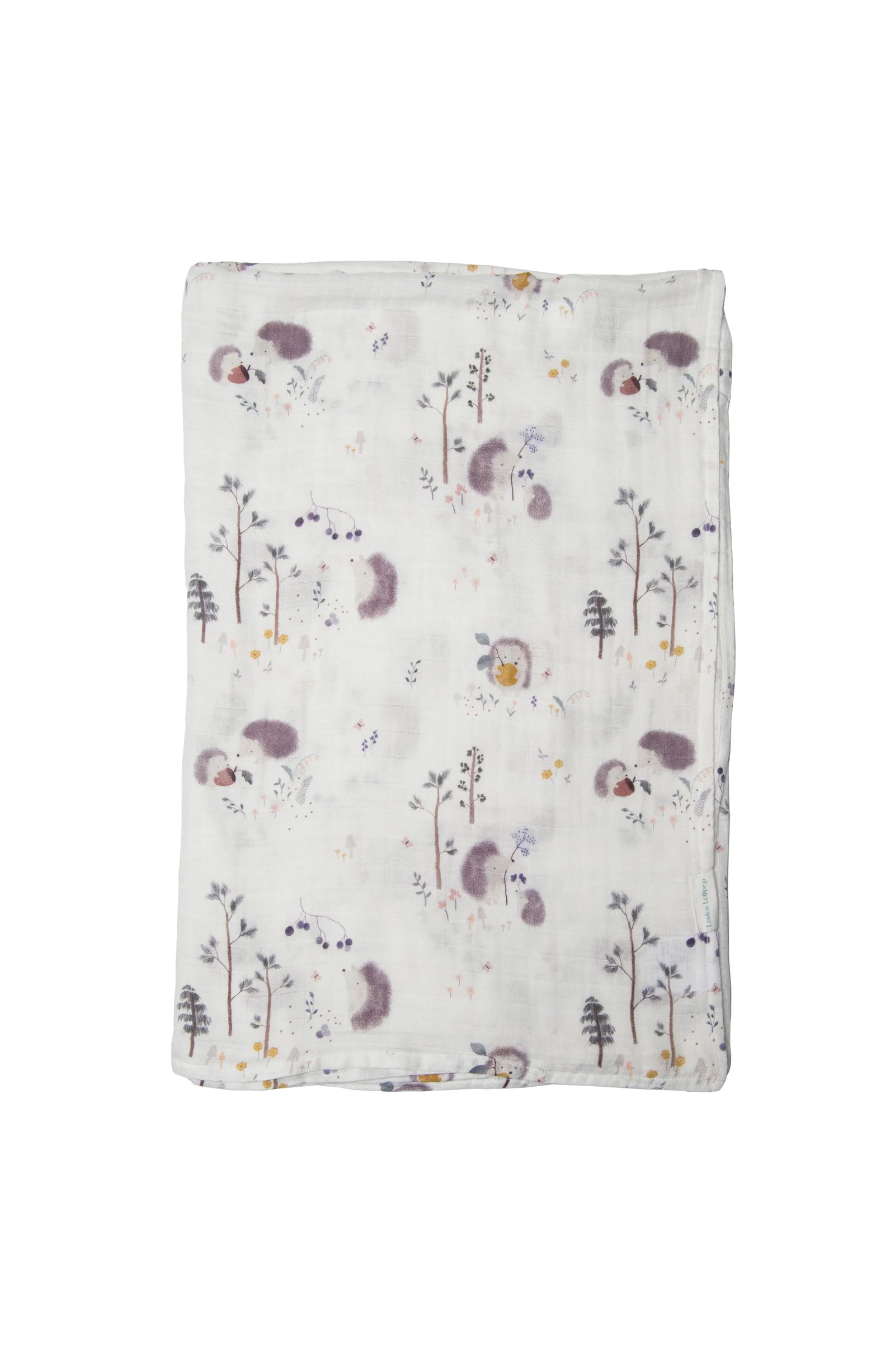 Hedgehogs Loulou Lollipop Luxe Muslin Swaddle