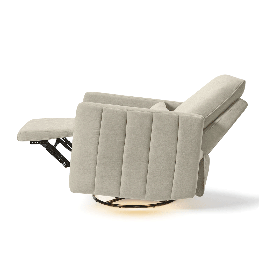 Maxi-Cosi Dorian Swivel Glider & Power Recliner - Crew Fog Power Recline