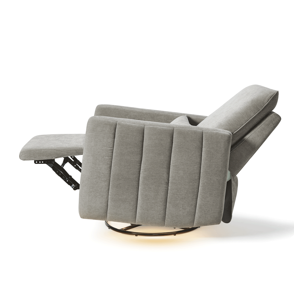 Maxi-Cosi Dorian Swivel Glider & Power Recliner - Crew Ash Power Recline