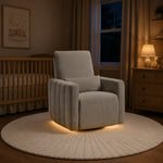 Maxi-Cosi Dorian Swivel Glider & Power Recliner - Crew Ash Lifestyle 1