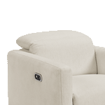Maxi-Cosi Isla Cloud Swivel Glider & Power Recliner - Vanilla Manually Adjustable Headrest