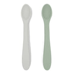 Light Storm/Leaf - Noüka Silicone Spoon Set 2PK