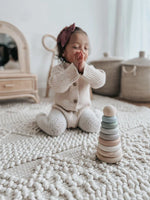 Wood and Silicone Stacker Noüka Wood and Silicone Stacker Lifestyle