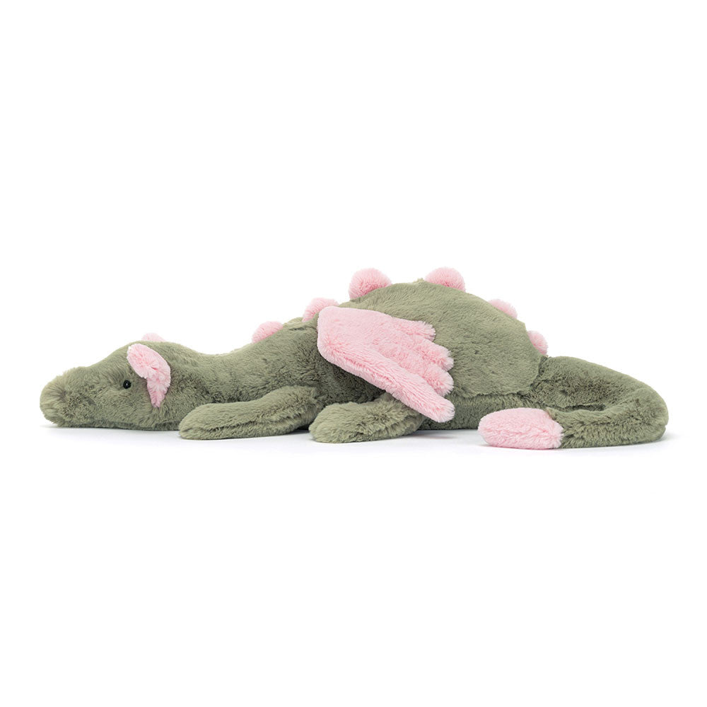 Jellycat Malachy Dragon - Large Side View