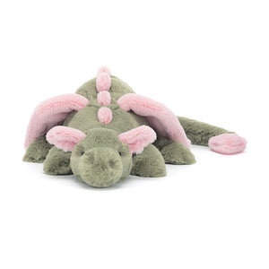 Jellycat Malachy Dragon - Large Front View