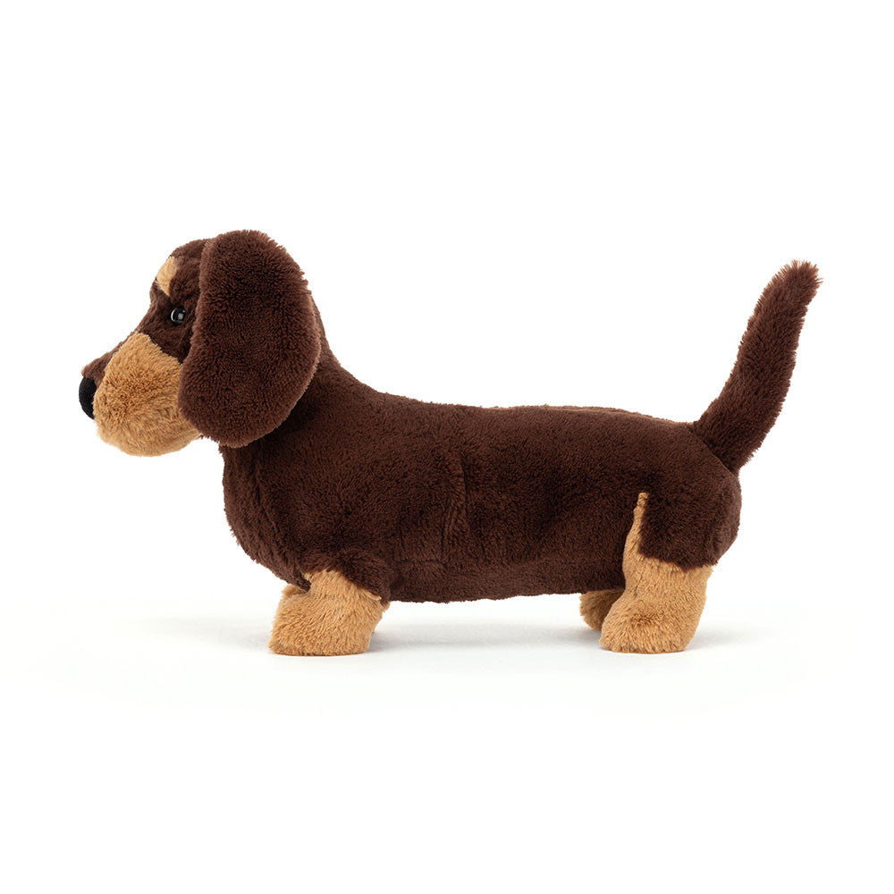 Jellycat Otto Sausage Dog - Side Profile View