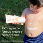 Thinkbaby Safe Sunscreen SPF 50+ - 6 oz Family Size Lifestyle