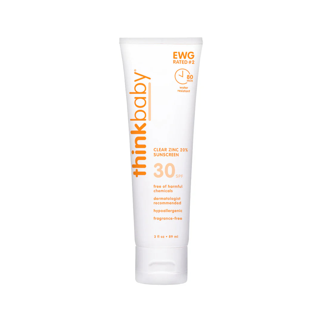 Thinkbaby Clear Zinc Sunscreen SPF 30+ - 89 ml/3 oz