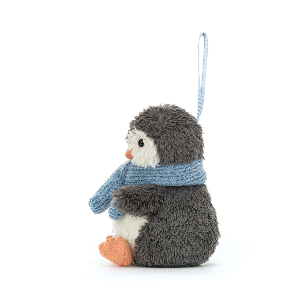 Jellycat Peanut Penguin Decoration - Side View