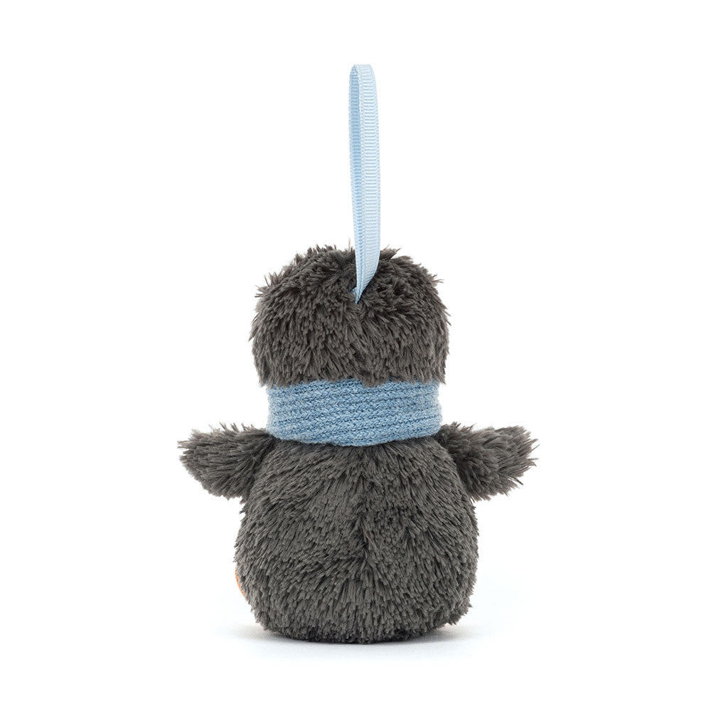 Jellycat Peanut Penguin Decoration - Back View