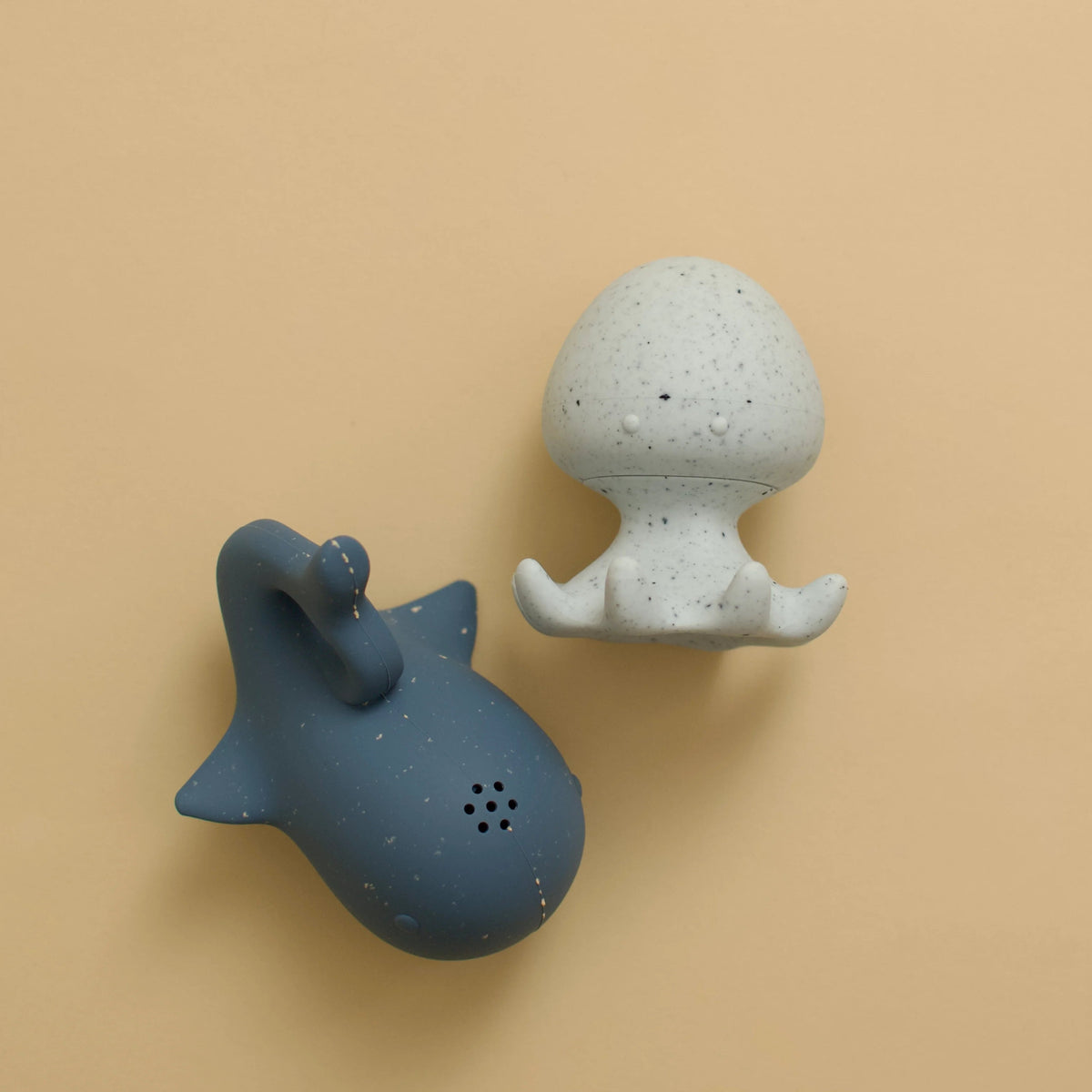 Whale & Octopus - Minika Silicone Bath Toy Set