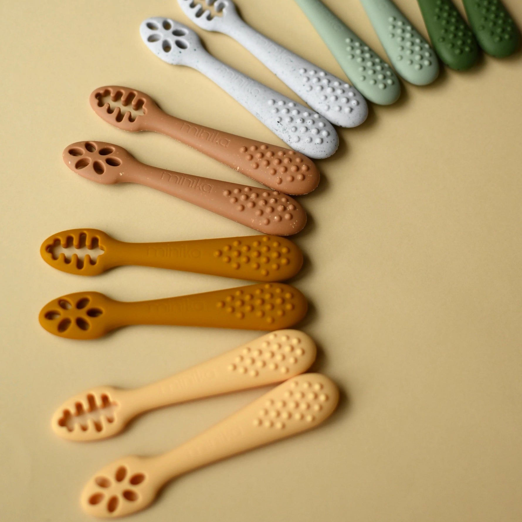 Minika Learning Spoons 2 PK Colour Assortment