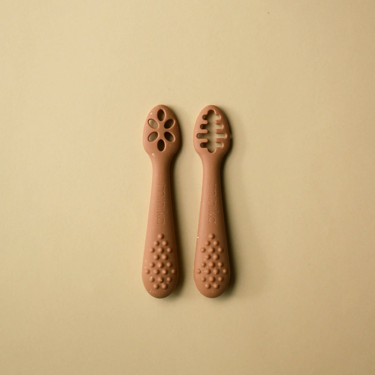 Almond - Minika Learning Spoons 2 PK