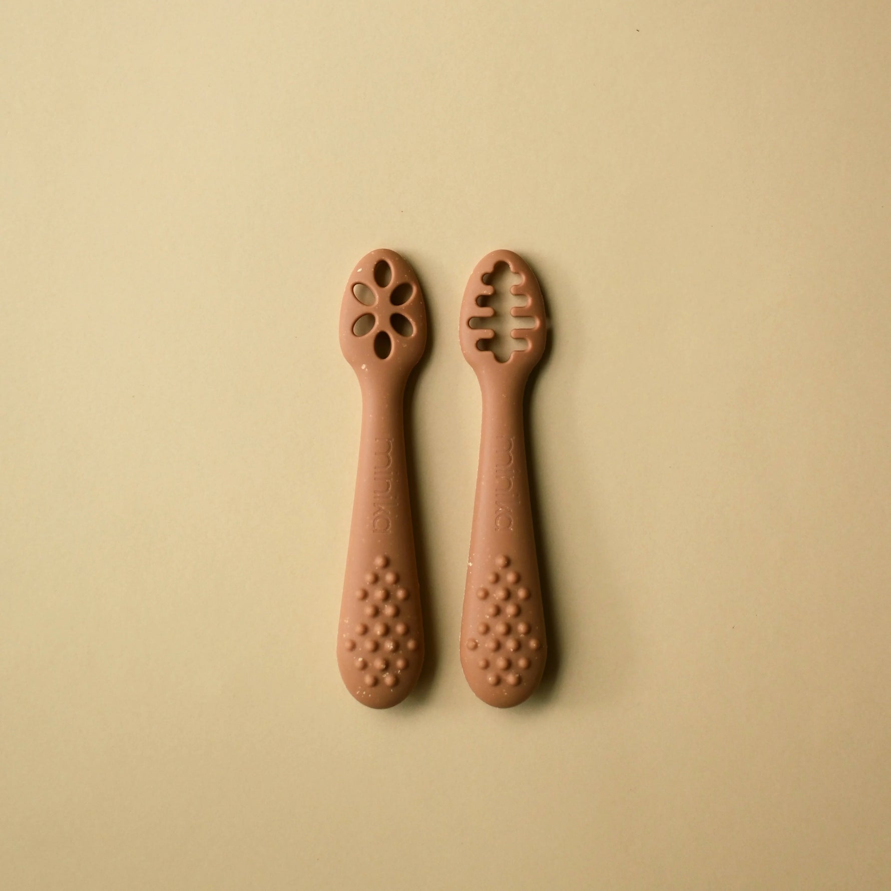 Almond - Minika Learning Spoons 2 PK