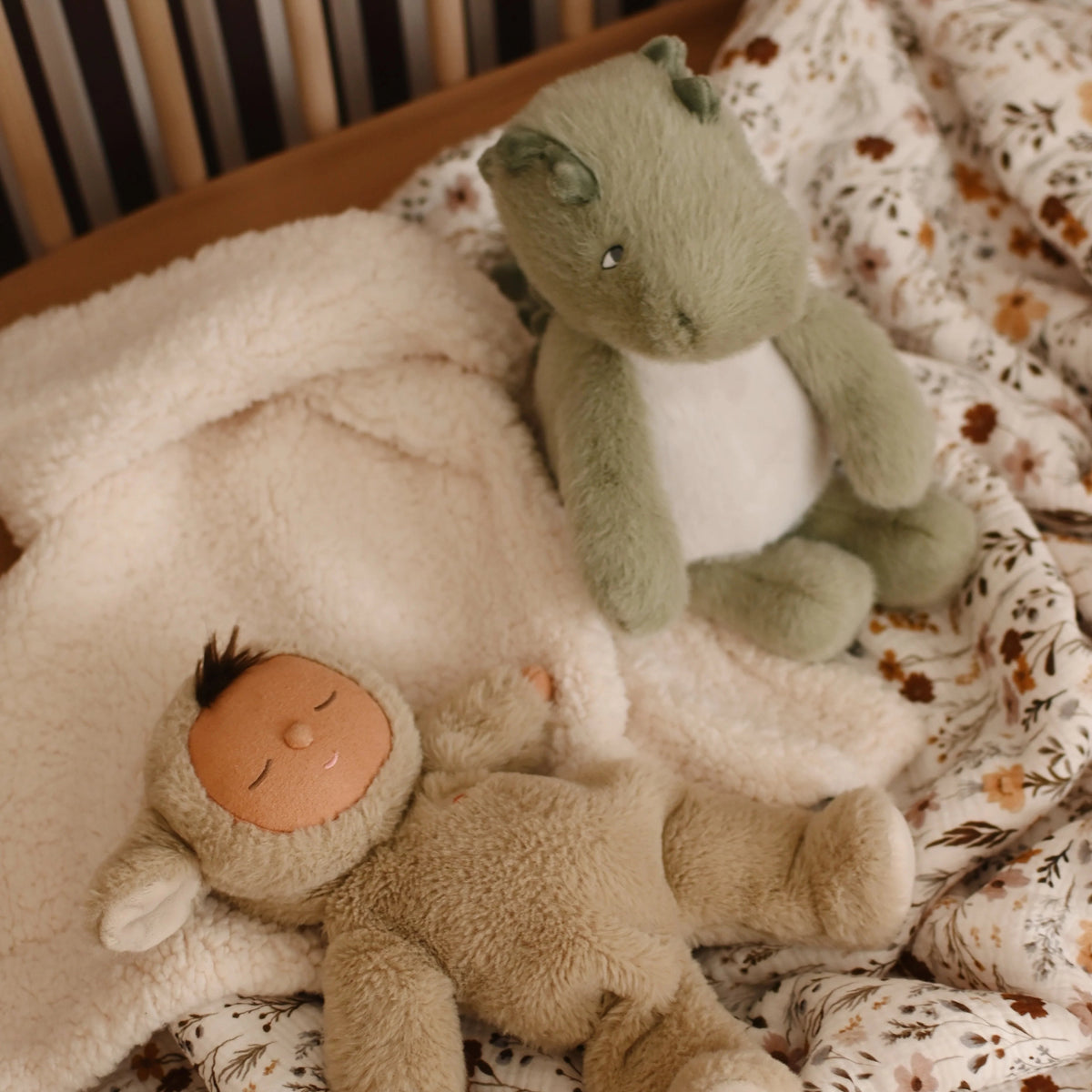 Minika Muslin & Sherpa Blanket - Wildflowers Lifestyle