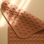 Minika Non-Slip Bath Mat - Almond Lifestyle 2