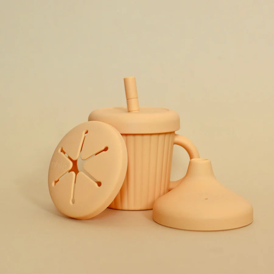 Sunset - Minika Stainless Steel & Silicone 3-in-1 Cup 