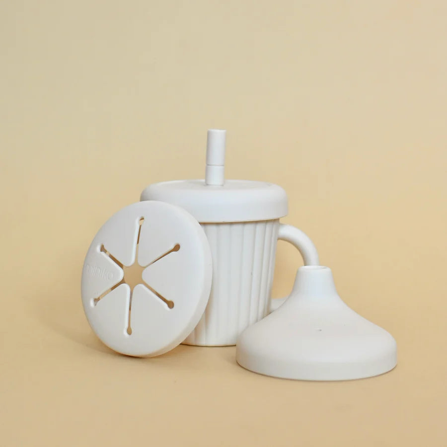 Shell - Minika Stainless Steel & Silicone 3-in-1 Cup 