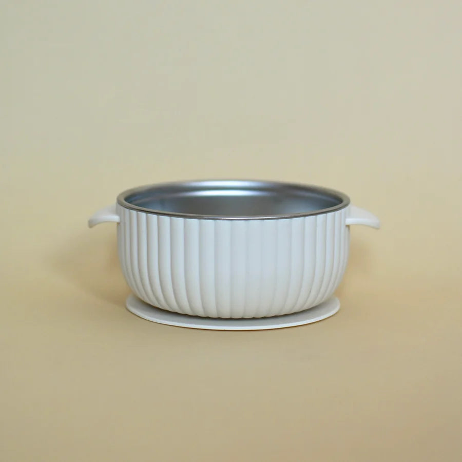 Shell - Minika Stainless Steel & Silicone Suction Bowl