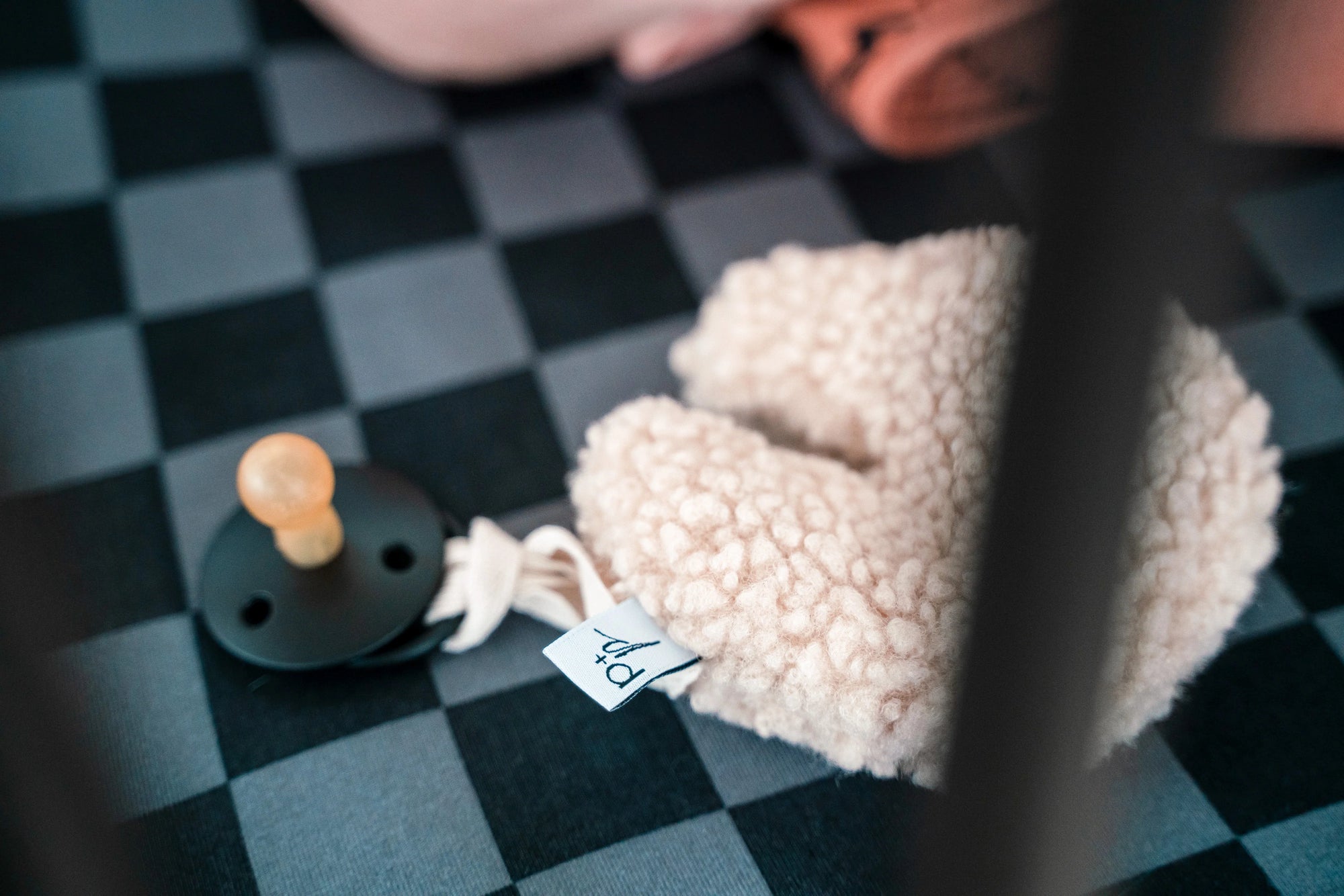 Pip + Phee Teddy Moon Pacifier Holder