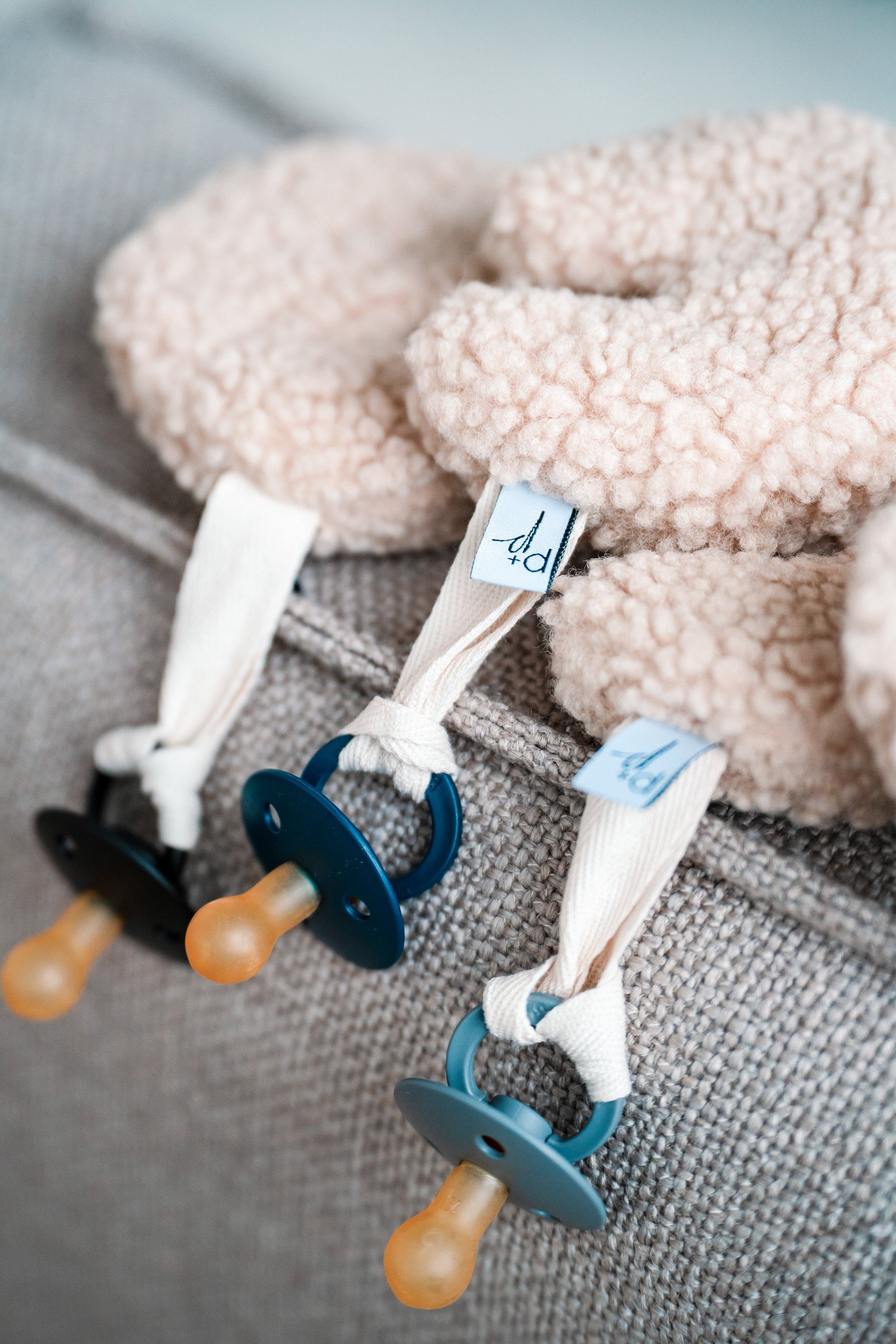 Pip + Phee Teddy Moon Pacifier Holder Lifestyle 3